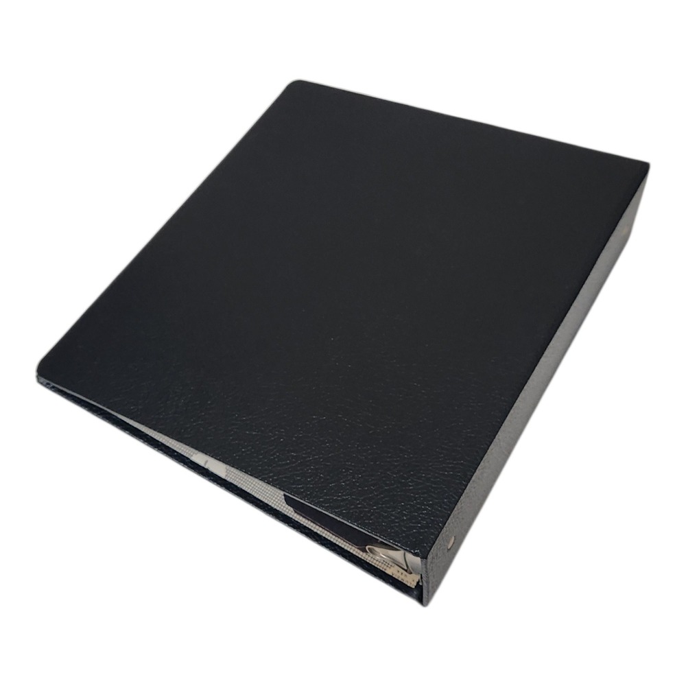 Vintage‎ Columbia MFG Black 3 Ring Binder 2 Inch Spine Statue of Liberty NY USA